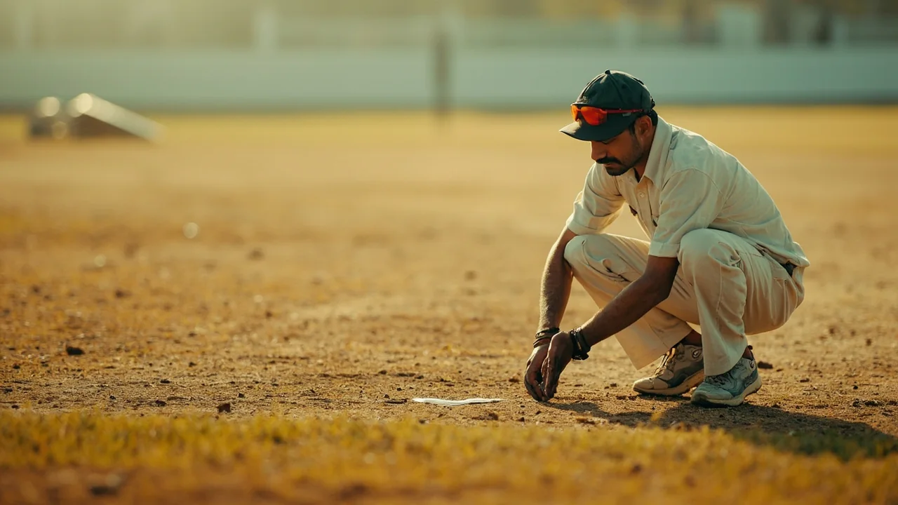 Editorial thumbnail for Wankhede's Black-Soil Pitch Reads Different in Evening Humidity