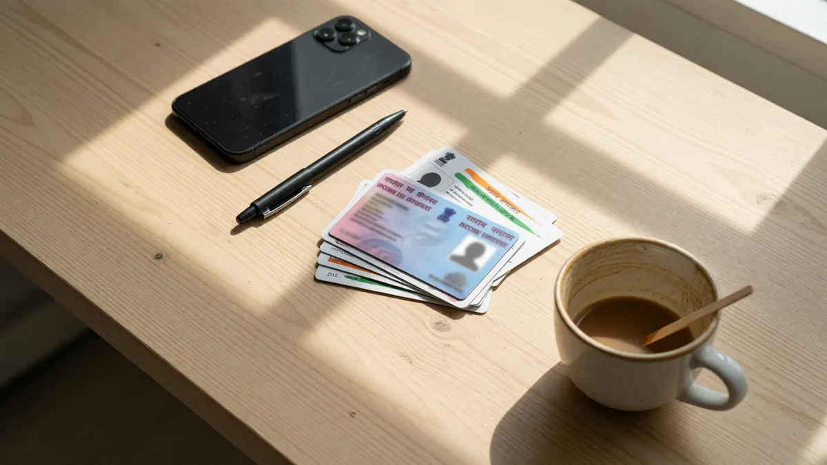 Reader checking an unbranded phone and an app safety checklist